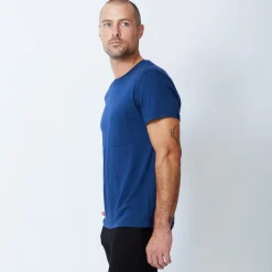 MONROW Relaxed Pocket Crew NAVYBLUE Flash Sale